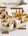 XIAOGUI Makeup Organizer Cosmetic Box Rotating