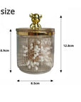 Cute Bear Cotton Pad Holder Cotton Swab Rod Storage