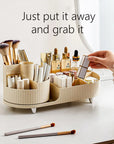 XIAOGUI Makeup Organizer Cosmetic Box Rotating