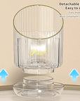 360° Rotating Makeup Brush Holder Luxury Cosmetic Organizer